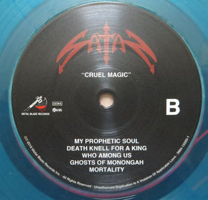 Satan : Cruel Magic (LP, Album, Ltd, Num, Wat)