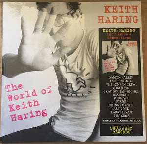 Keith Haring : The World Of Keith Haring (Influences + Connections) (3xLP, Comp)