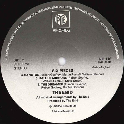 The Enid : Six Pieces (LP)