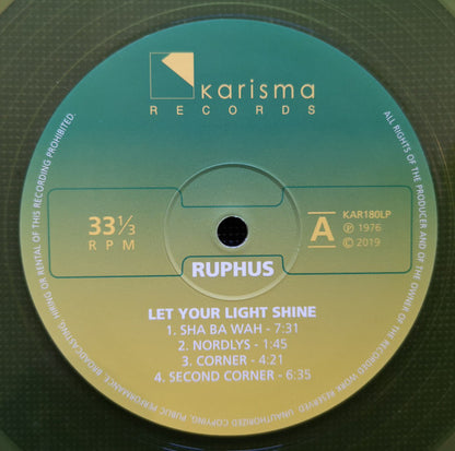 Ruphus : Let Your Light Shine (LP, Album, Ltd, RE, RM, 180)