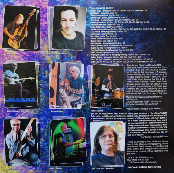 The Electric Family : Echoes Don't Lie (LP, Album)