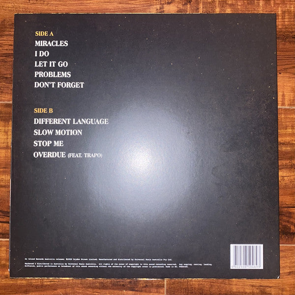 Jarryd James : PM (LP, Album, Ltd, Pal)