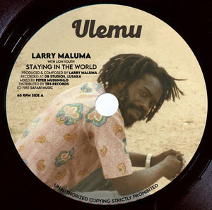 Larry Maluma : Staying In The World / Walking In The City (7", Ltd, Pic)