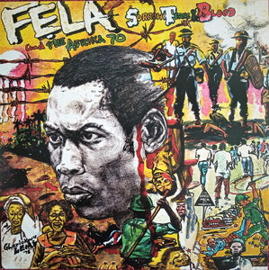 Fẹla* And The Afrika 70* : Sorrow Tears And Blood (LP, Album, RE)