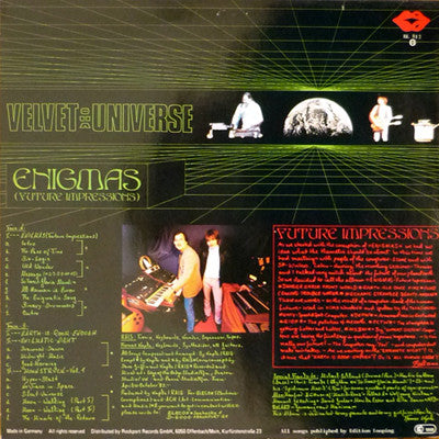 Velvet Universe : Enigmas (Future Impressions) (LP, Album)
