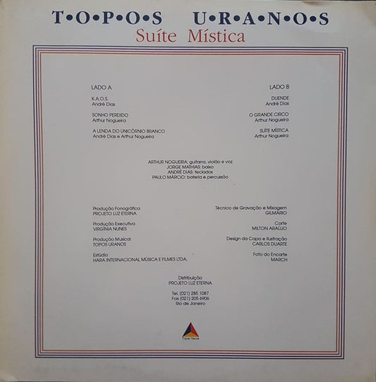 Topos Uranos : Suite Mistica (LP, Album)