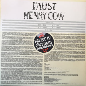 Faust : Faust IV (LP, Album, Ltd, RE, RM, 180)
