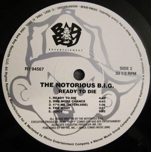 The Notorious BIG* : Ready To Die (2xLP, Album, RE)