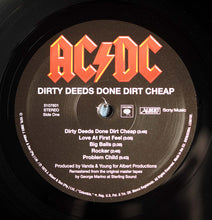 Load image into Gallery viewer, AC/DC : Dirty Deeds Done Dirt Cheap (LP, Album, RE, RM, 180)
