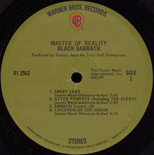 Load image into Gallery viewer, Black Sabbath : Master Of Reality (LP, Album, RE, 180)