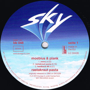 Mœbius* & Plank* : Rastakraut Pasta (LP, Album, RE, 180)