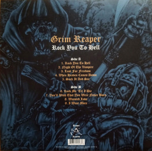 Grim Reaper (3) : Rock You To Hell (LP, Album, Ltd, Gat)