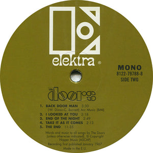 The Doors : The Doors (LP, Album, Mono, RE, RM, 180)