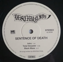 Load image into Gallery viewer, Destruction : Sentence Of Death    (12&quot;, MiniAlbum, Ltd, RE, RP, Eur)