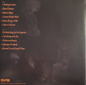 Nile (2) : Amongst The Catacombs Of Nephren-Ka (LP, Album, RE, Yel)