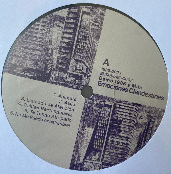 Emociones Clandestinas : Demo 1986 y mas (LP, Comp)