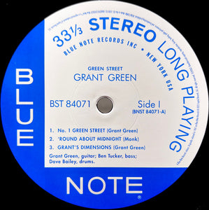 Grant Green : Green Street (LP, Album, RE, 180)