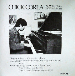 Chick Corea : Now He Sings, Now He Sobs (LP, Album, RE)