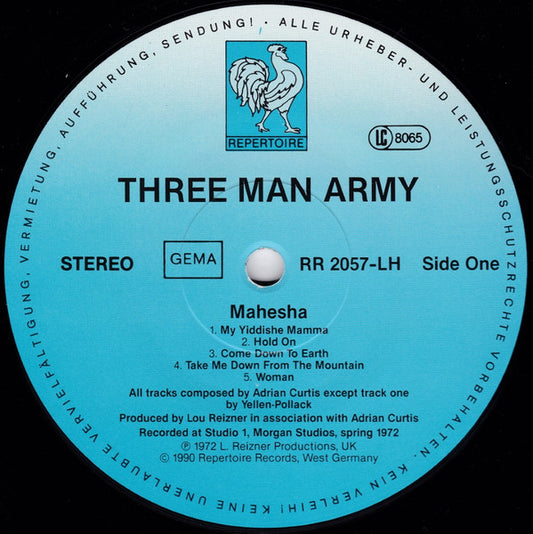 Three Man Army : Mahesha (LP, Album, RE)