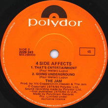 Load image into Gallery viewer, The Jam : 4 Side Affects (7&quot;, EP)