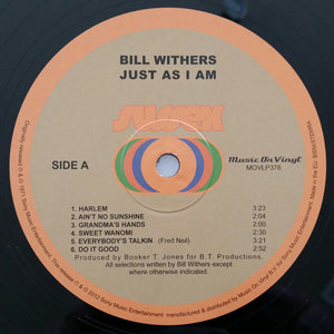 Bill Withers : Just As I Am (LP, Album, RE, RM, 180)