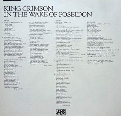 King Crimson : In The Wake Of Poseidon (LP, Album, RE, Tex)