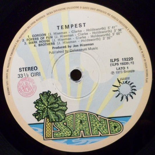 Tempest (6) : Tempest (LP, Album)