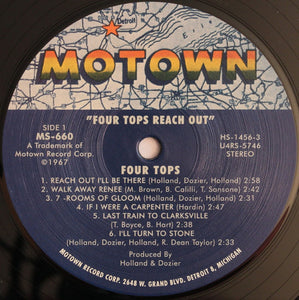Four Tops : Four Tops Reach Out (LP, Album, RE)