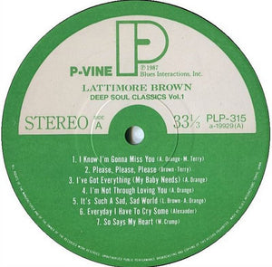 Lattimore Brown : Lattimore Brown (LP, Comp)