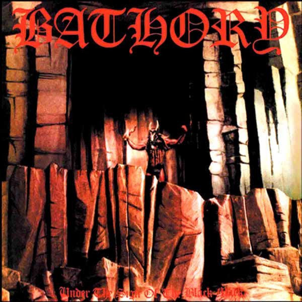 Bathory : Under The Sign Of The Black Mark (LP, Album, RE, RP)