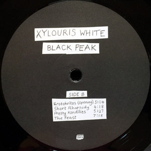 Xylouris White : Black Peak (LP, Album)
