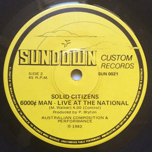 Solid Citizens : You're Not Alone (7")